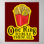 $24.95 One Ring To Rule Them All Poster posters