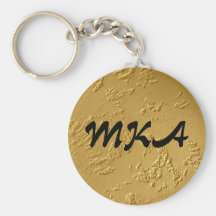 24 Karat Gold Personalized Keychain