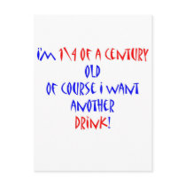 25 (1\4 century) another drink