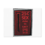25 Cent Sex - Emo Alternative Grunge Rock Punk Post Card