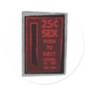 25 Cent Sex - Emo Alternative Grunge Rock Punk stickers