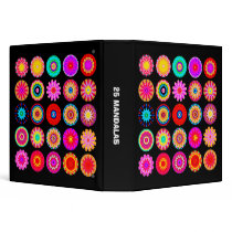 25 Kaliedoscopic Mandalas (1.5in)
