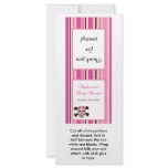 25 Lollipop Topper Girly Girl Pink Punk Rock Skull rack cards