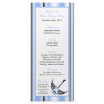 25 Menu Cards Boy Blue Punk Rocker Guitar