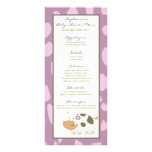 25 Menu Cards Jacana Girl Jungle Zoo Animal Rack Card