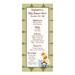 25 Menu Cards Jungle Play Rack Card Design