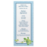 25 Menu Cards Turtle Reef Ocean Sea Turtle Personalized Rack Card