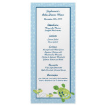 25 Menu Cards Turtle Reef Ocean Sea Turtle Personalized Rack Card