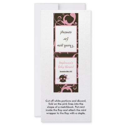25 Mint Matchbook Girly Girl Pink Punk Rock Skull by thepapergenius