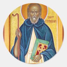 25 novembre saint Columban Adhésifs