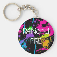 25, RAINandFIRE MEssy BUtton Keychains