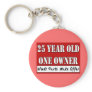25 Year Old, One Owner - Needs Parts, Make Offer Keychains