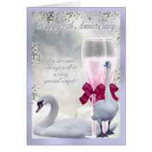 25ème anniversaire - anniversaire argenté cartes de vœux
