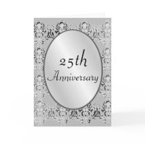 25th Anniversary Card Or Invitation