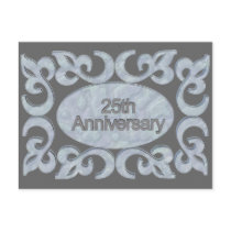 25th Anniversary Gifts Post Cards