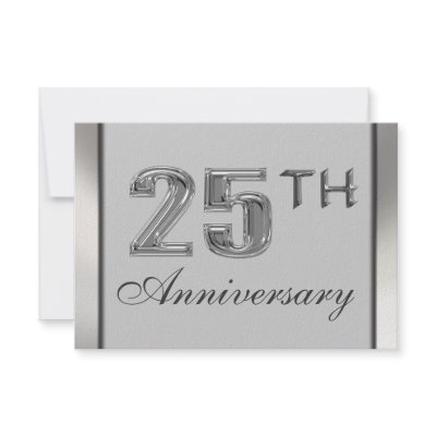 25th Anniversary Invitations by mvdesigns