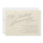 25th Anniversary Invitations