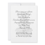 25th Anniversary Party Custom Announcements