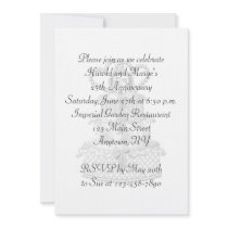 25th Anniversary Party Custom Announcements
