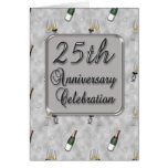 25th Anniversary Party Invitation Cards