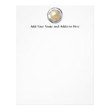 25th Anniversary ("Silver" and "Pearl" '3-D') Personalized Letterhead