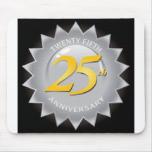 25th Anniversary Silver Seal Mouse Pads