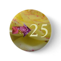 25th Birthday Buttons