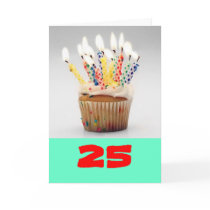 25th Birthday Card