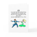 25th birthday cards