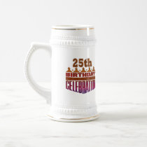 25th Birthday Celebration Gifts Mug