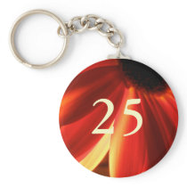 25th Birthday Keychains