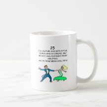 25th birthday mug