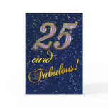 25th Birthday party Invitation Card