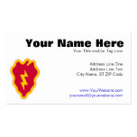 25th Infantry Division Business Card
