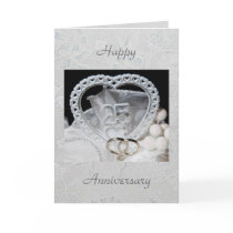 25th Wedding Anniversary Card