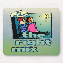 25th Wedding Anniversary Gifts Mouse Pads