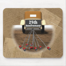 25th Wedding Anniversary Gifts Mouse Pad