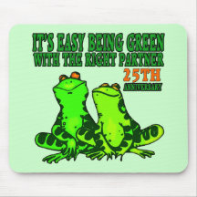 25th Wedding Anniversary Gifts Mousepads