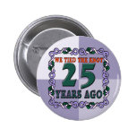 25th Wedding Anniversary Gifts Pins