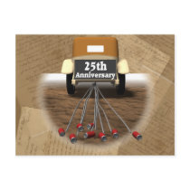 25th Wedding Anniversary Gifts Post Cards
