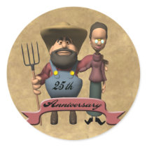 25th Wedding Anniversary Gifts Stickers