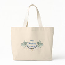 25th wedding anniversary gifts w tote bag
