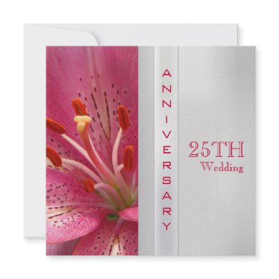 25th Wedding Anniversary Invitation by Koobear