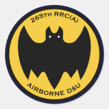 265th Radio Research Co (Airborne) 2 Round Stickers