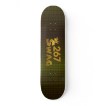 267 Area Code Swag Custom Skate Board