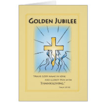 2680 Golden Jubilee Blue with Cross Cards