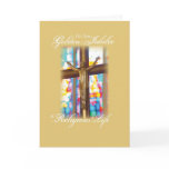 2683 Golden Jubilee Stained Glass Greeting Card