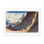 26. 日坂宿, 広重 Nissaka-juku, Hiroshige, Ukiyo-e