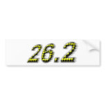 26.2  Just try to keep up! bumper stickers