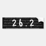 26.2 marathon bumper sticker bumper stickers